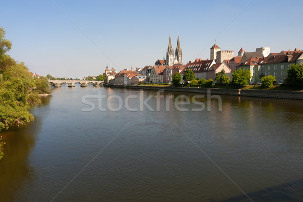 Cityscape Regensburg Stock photo © w20er