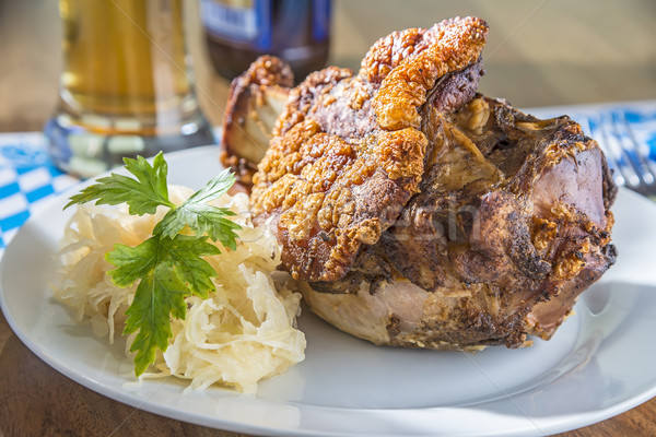 Oktoberfest pork hock Stock photo © w20er