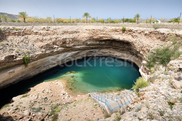 Sinkhole Bimmah Oman Stock photo © w20er