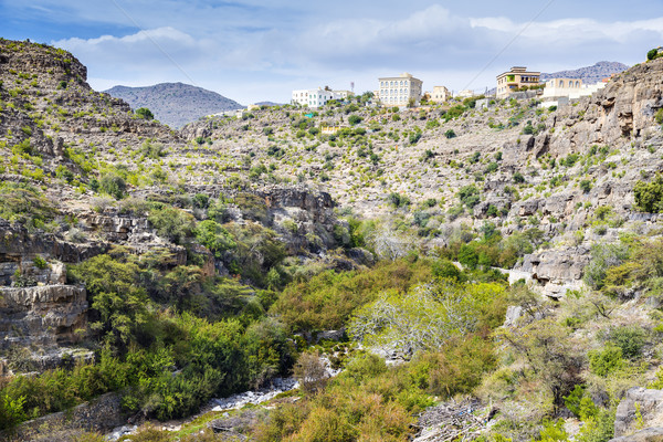 Stockfoto: Oman · afbeelding · landschap · weg · natuur · reizen