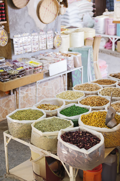 Nuts, spices and pulses Nizwa Stock photo © w20er