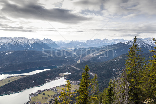 Alps with lake Stock photo © w20er