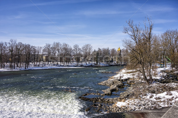 River Lech in Landsberg Stock photo © w20er