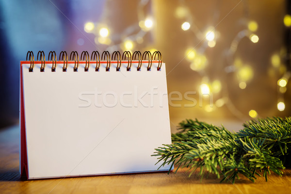 ring binder blur lights Stock photo © w20er