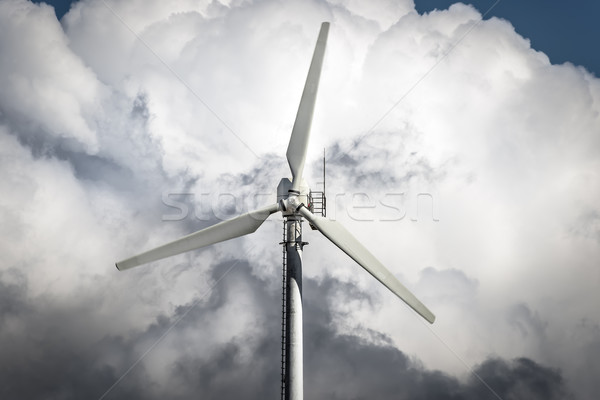 Windmill with storm clouds Stock photo © w20er