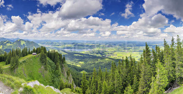 Panorama View Alpspitze Nesselwang Stock photo © w20er
