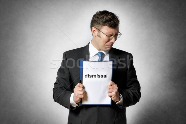 Frustrated fired business man Stock photo © w20er