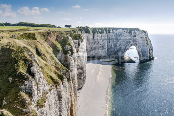 Alabaster coast Normandy Stock photo © w20er