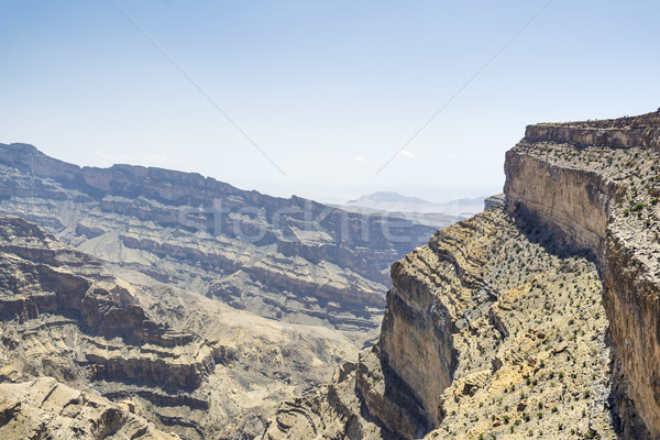 Canyon Jebel Shams Stock photo © w20er