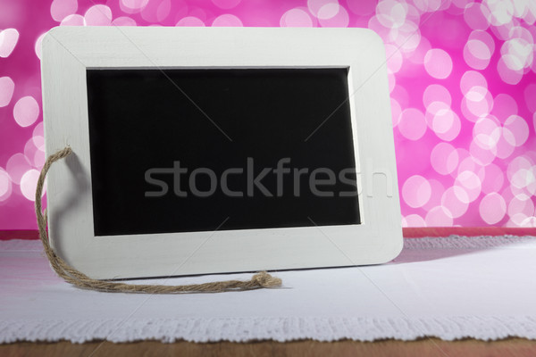 slate blackboard pink Stock photo © w20er