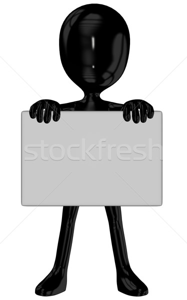 Michael with sign in poses Stock photo © Wampa