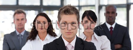 Sério negócio líder equipe de negócios escritório reunião Foto stock © wavebreak_media