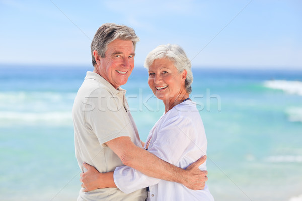 Ancianos hombre esposa feliz caminando Foto stock © wavebreak_media