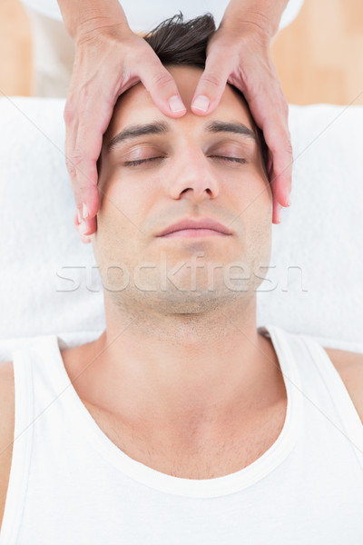 Man receiving head massage  Stock photo © wavebreak_media