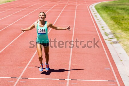 Foto stock: Feminino · jogadores · jogar · voleibol · tribunal · homem