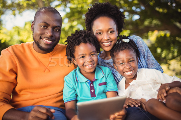 Happy family posing together Stock photo © wavebreak_media