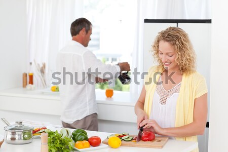 Ungeduldig wenig Bruder Schwester warten Mittagessen Stock foto © wavebreak_media