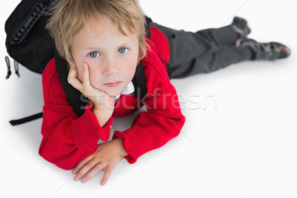 Garçon étage portrait enfant éducation [[stock_photo]] © wavebreak_media