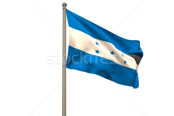 Dijital oluşturulan Honduras bayrak beyaz Stok fotoğraf © wavebreak_media