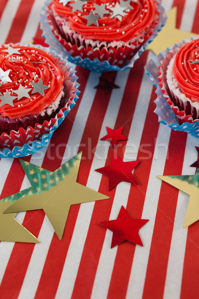 Stockfoto: Ingericht · star · Rood