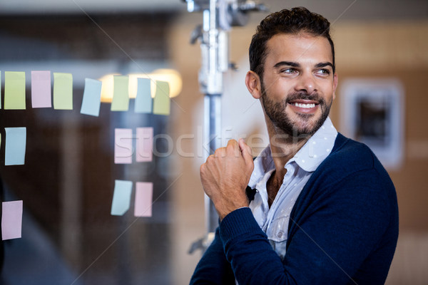 A young businessman looking away Stock photo © wavebreak_media