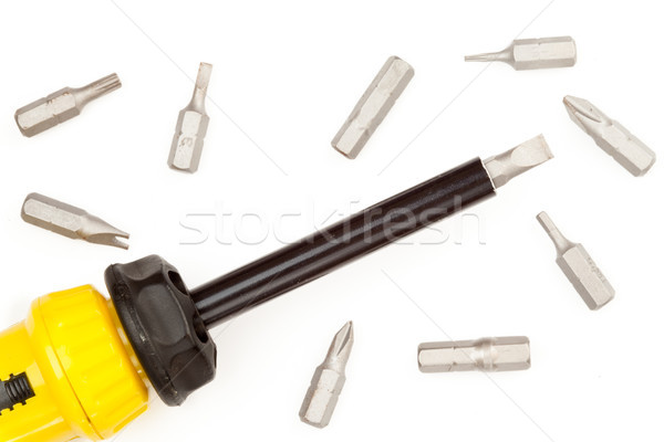 Drill with various attachments Stock photo © wavebreak_media