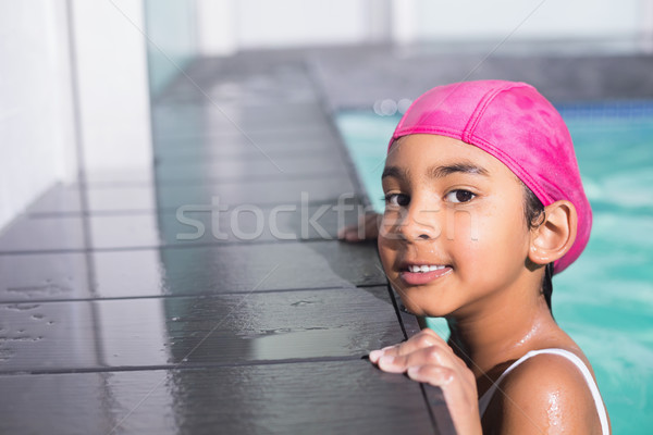 Cute kid swimming in the pool Stock photo © wavebreak_media