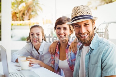 Stockfoto: Afbeelding · portret · glimlachend · zakenlieden