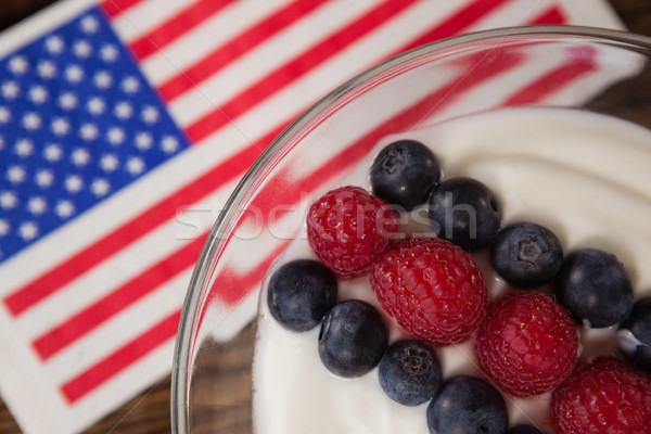 Close-up of fruit ice cream Stock photo © wavebreak_media