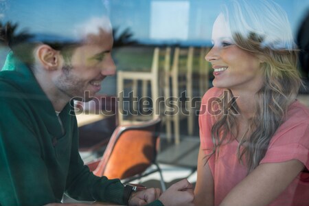 Happy dancers talking in studio Stock photo © wavebreak_media