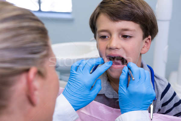 Dentista ragazzo dental clinica Foto d'archivio © wavebreak_media