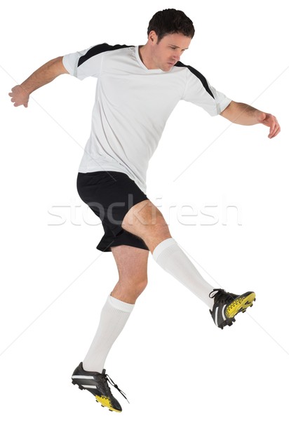 футболист белый человека футбола черный Сток-фото © wavebreak_media