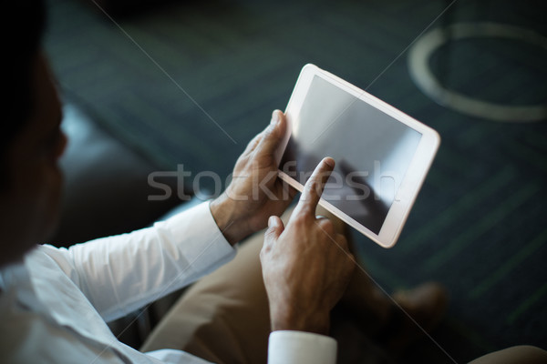 High angle view of businessman using digital tablet Stock photo © wavebreak_media