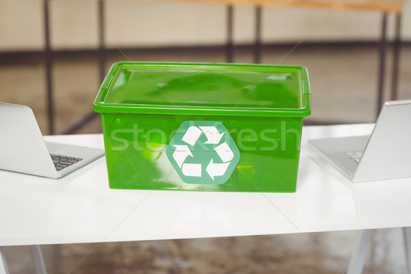 High angle view of recycling box  Stock photo © wavebreak_media