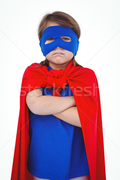 Masked girl pretending to be superhero Stock photo © wavebreak_media