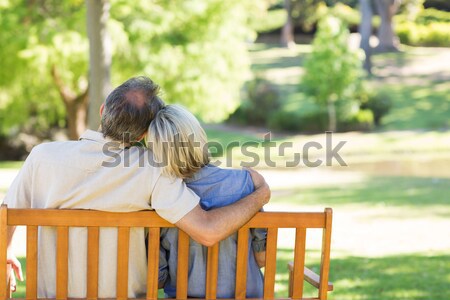 Man being unfaithful in the park Stock photo © wavebreak_media