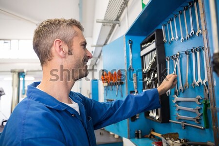 Számítógép mérnök dolgozik processzor közelkép fiatal Stock fotó © wavebreak_media