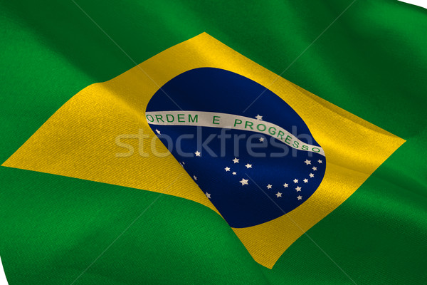 Stock foto: Brasilien · Flagge