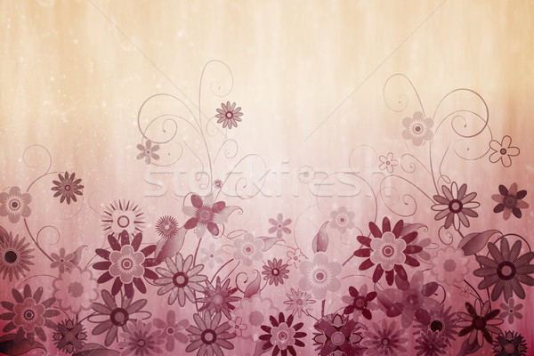 Foto stock: Digitalmente · generado · floral · diseno · rosa