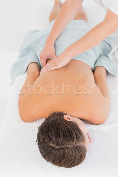 Séduisant jeune femme Retour massage spa [[stock_photo]] © wavebreak_media