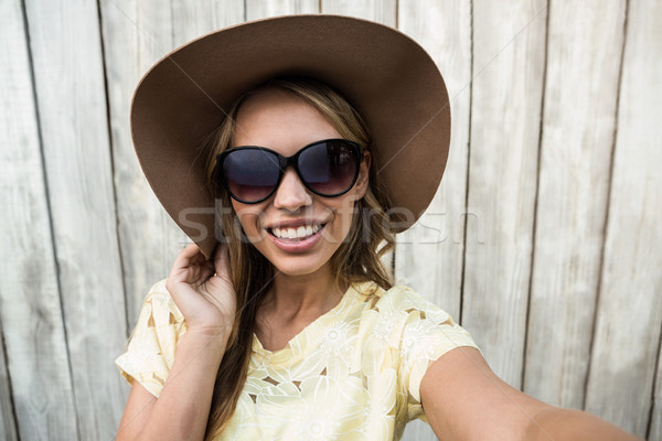 Young smiling women with glasses Stock photo © wavebreak_media