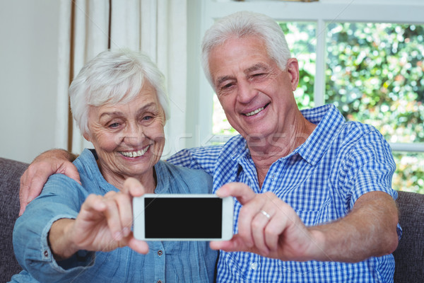 Stockfoto: Vrolijk · computer · vrouw · huis