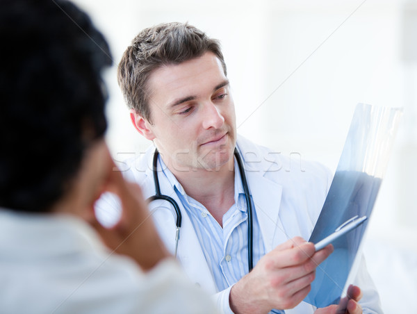 Zdjęcia stock: Zawodowych · lekarza · wyniki · pacjenta · szpitala