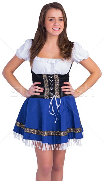 Oktoberfest girl smiling at camera Stock photo © wavebreak_media