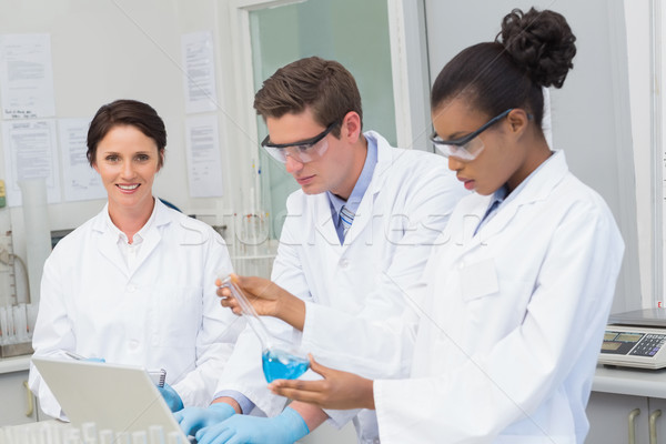 Scientists working together on precipitate tests  Stock photo © wavebreak_media