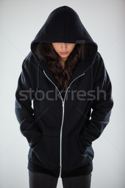 Kém áll fehér üzlet nő jókedv Stock fotó © wavebreak_media
