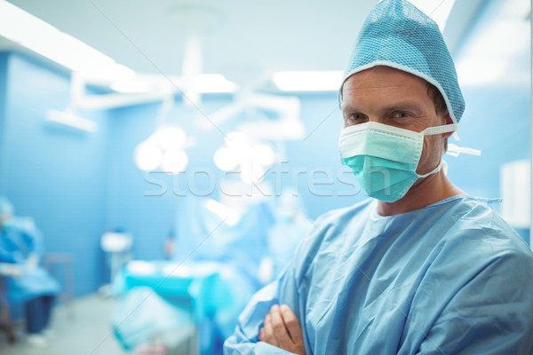 Portré férfi sebész visel műtősmaszk operáció Stock fotó © wavebreak_media
