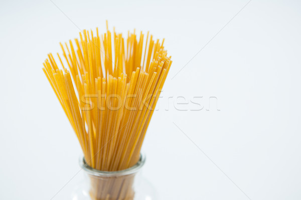 Сток-фото: сырой · спагетти · стекла · контейнера · отпуск · обед