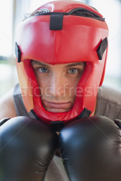 Man in boxing gear at gym Stock photo © wavebreak_media