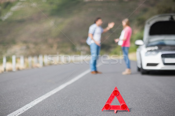 Couple after a car breakdown Stock photo © wavebreak_media